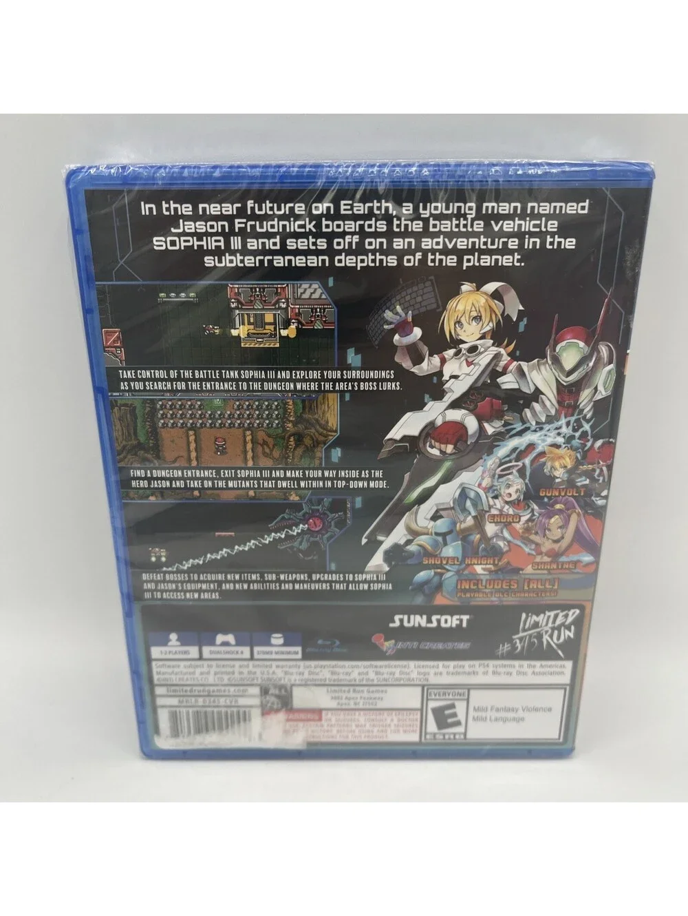 Blaster Master Zero PlayStation 4 PS4 Brand New Sealed Limited Run Games